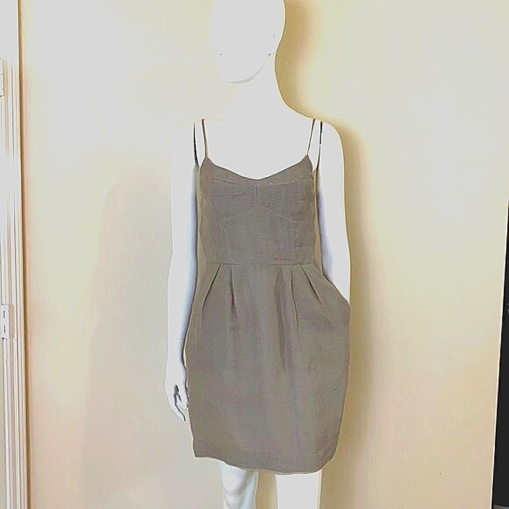BCBG Dress Mini Cute Summer Brown Size XS